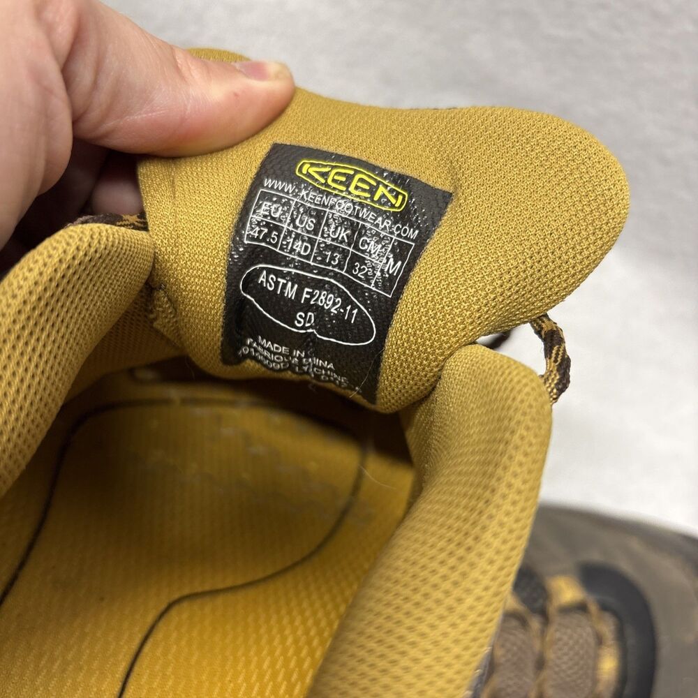 Keen Utility Soft Toe Omaha Work Shoes Mens Size 14D Brown F2892-11 - Picture 4 of 5